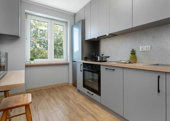 Apartman Family With A Workspace And Balcony Close To The Old Town Of By Renters