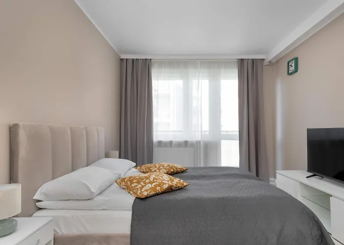 Apartamento Family With A Workspace And Balcony Close To The Old Town Of By Renters Gdansk